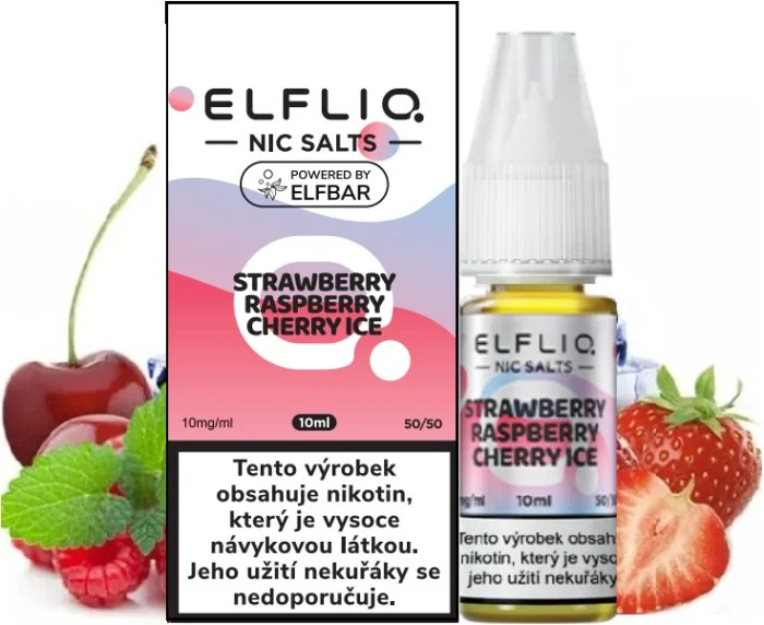 ELFLIQ Strawberry Raspberry Cherry Ice 10ml / 10mg