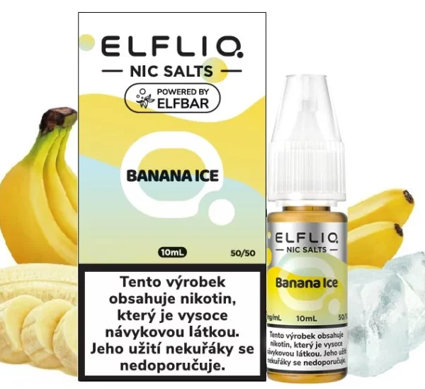 ELFLIQ Banana Ice 10ml / 10mg