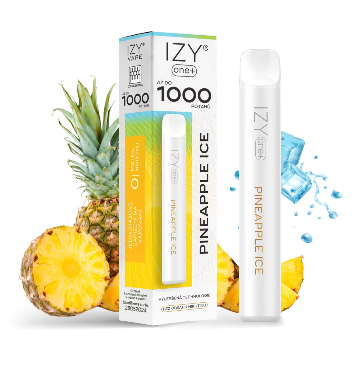 IZY ONE+ 1000 PINEAPPLE ICE 0MG