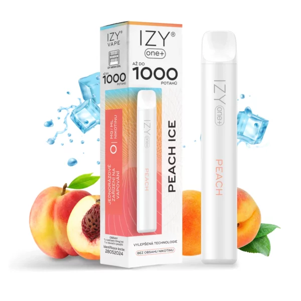 IZY ONE+ 1000 PEACH ICE 0MG