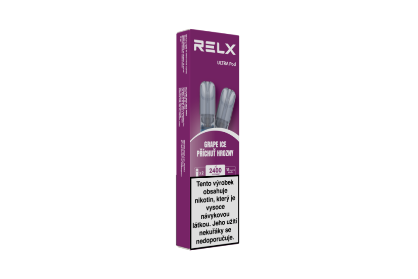 RELX Ultra Pod Grape Ice 18 mg (2 pody)