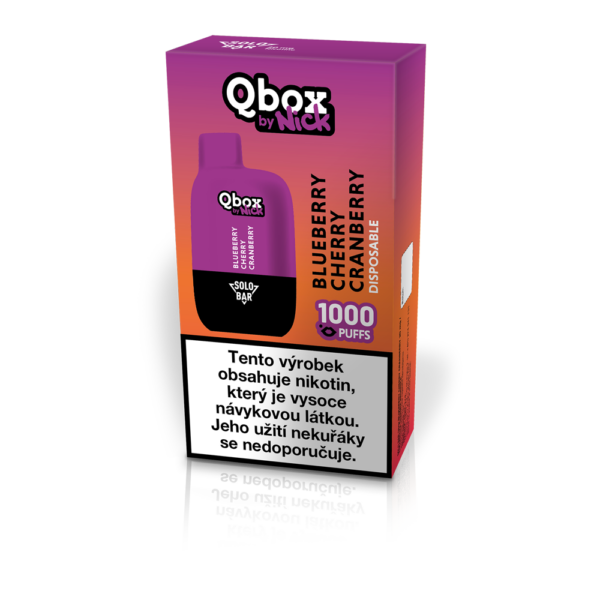 SOLO BAR Qbox Blueberry Cherry Cranberry 20 mg