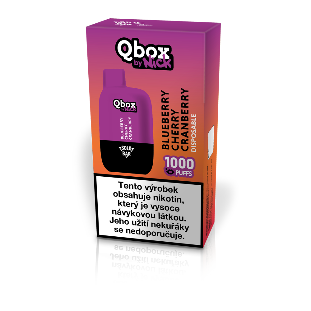SOLO BAR Qbox Blueberry Cherry Cranberry 20 mg