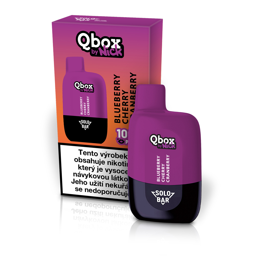 SOLO BAR Qbox Blueberry Cherry Cranberry 20 mg